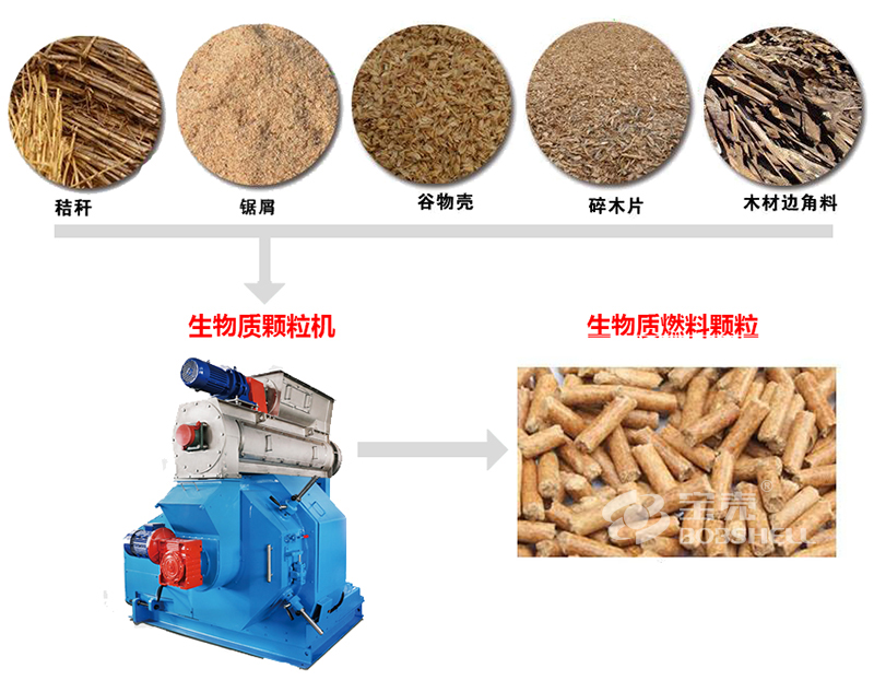 生物质成型燃料颗粒